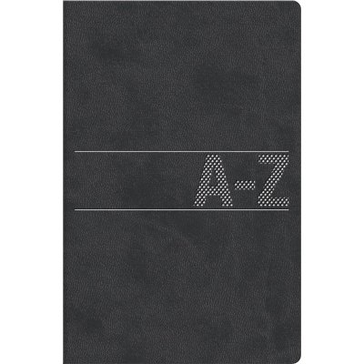 Adressbok - 10x14 cm A-Z - svart