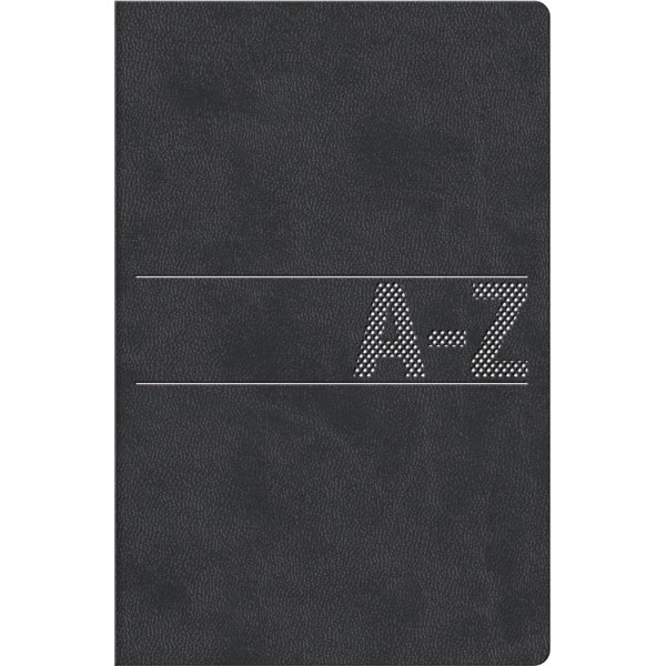 Adressebok - 10x14 cm A- - svart