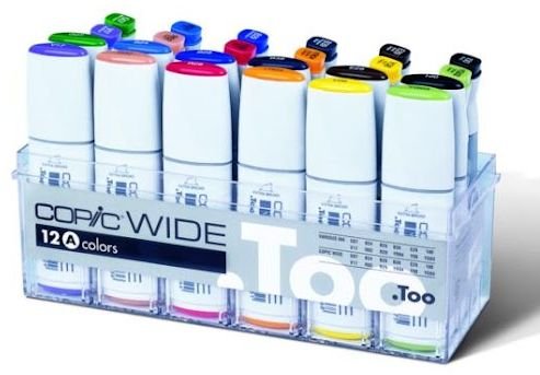 Copic Wide set A (med refill)