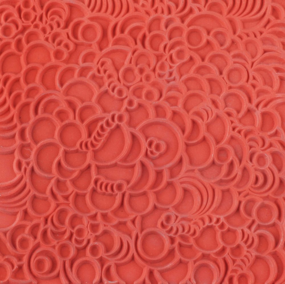 Lera Cernit Texture 9x9 cm - Bubbles - Ugnshärdande lera, Modellera, Pyssel för barn, Hobbymaterial, Pyssla