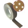 Tygtejp med prickar beige 15 mm x 5 m Tygtejp med prickar beige 15 mm x 5 m