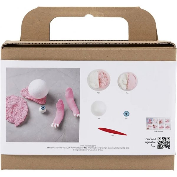 Mini DIY Kit Modellera, ljusrosa, Monster Sally Mini DIY Kit Modellera, ljusrosa, Monster Sally