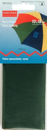 Lap af nylon selvklæbende 6.5x14 cm grøn - Lapper, Lapper, reparation og tekstilpleje, Sytilbehør