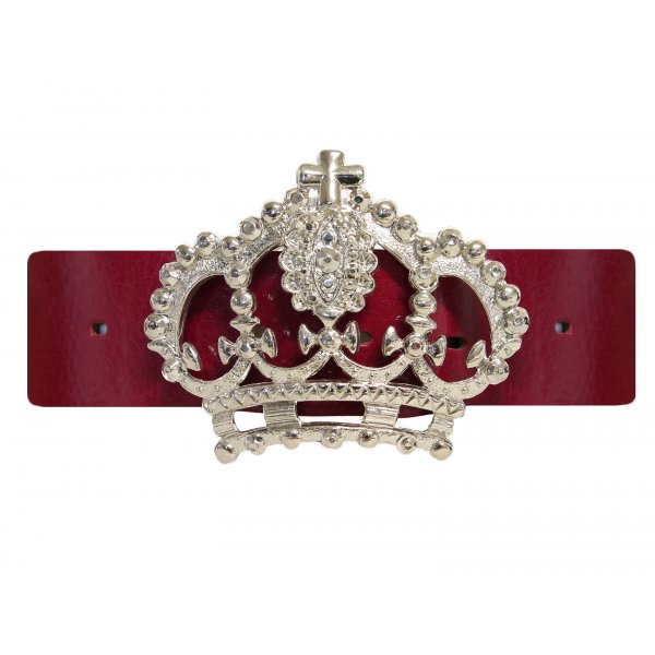 Dameb�lte i lakeret kalveskind