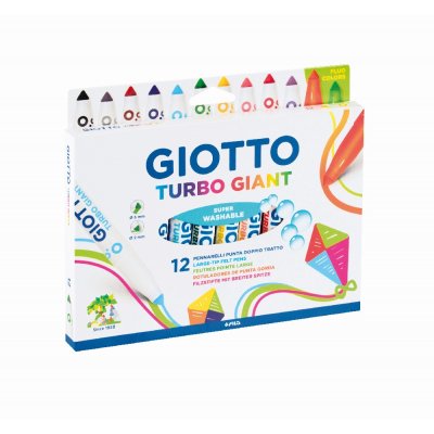 Tuschpennor Giotto Turbo Giant - 12-pack