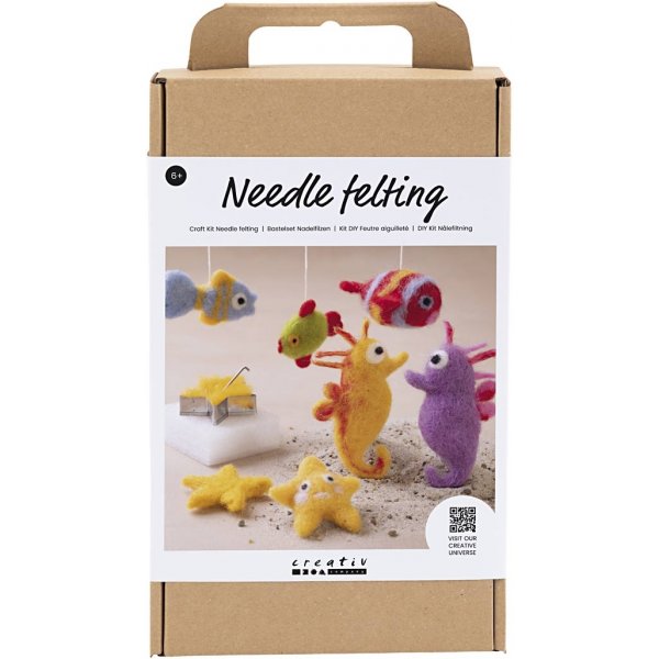 DIY Kit Nålfiltning - Djur i vatten DIY Kit Nålfiltning - Djur i vatten