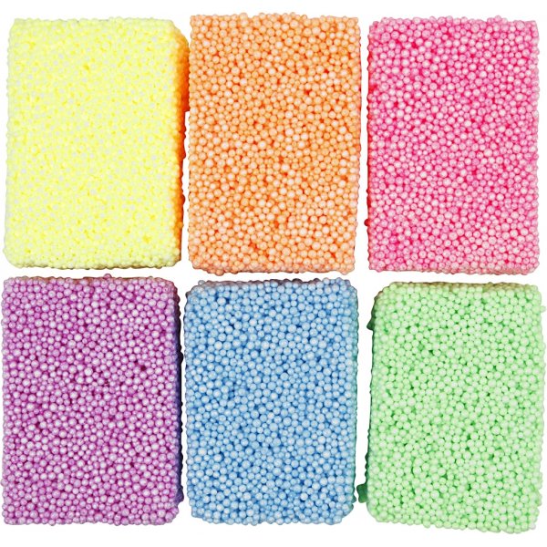 Soft Foam - neonfärger - 6 x 10 g Soft Foam - neonfärger - 6 x 10 g