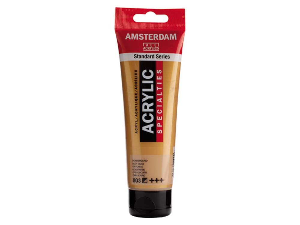 Amsterdam akrylmaling 120 ml - Dyb guld - Akrylfarver, Kunstnerfarver