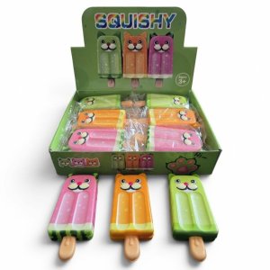 Mystery Squishy Popsicle Cat - 11cm