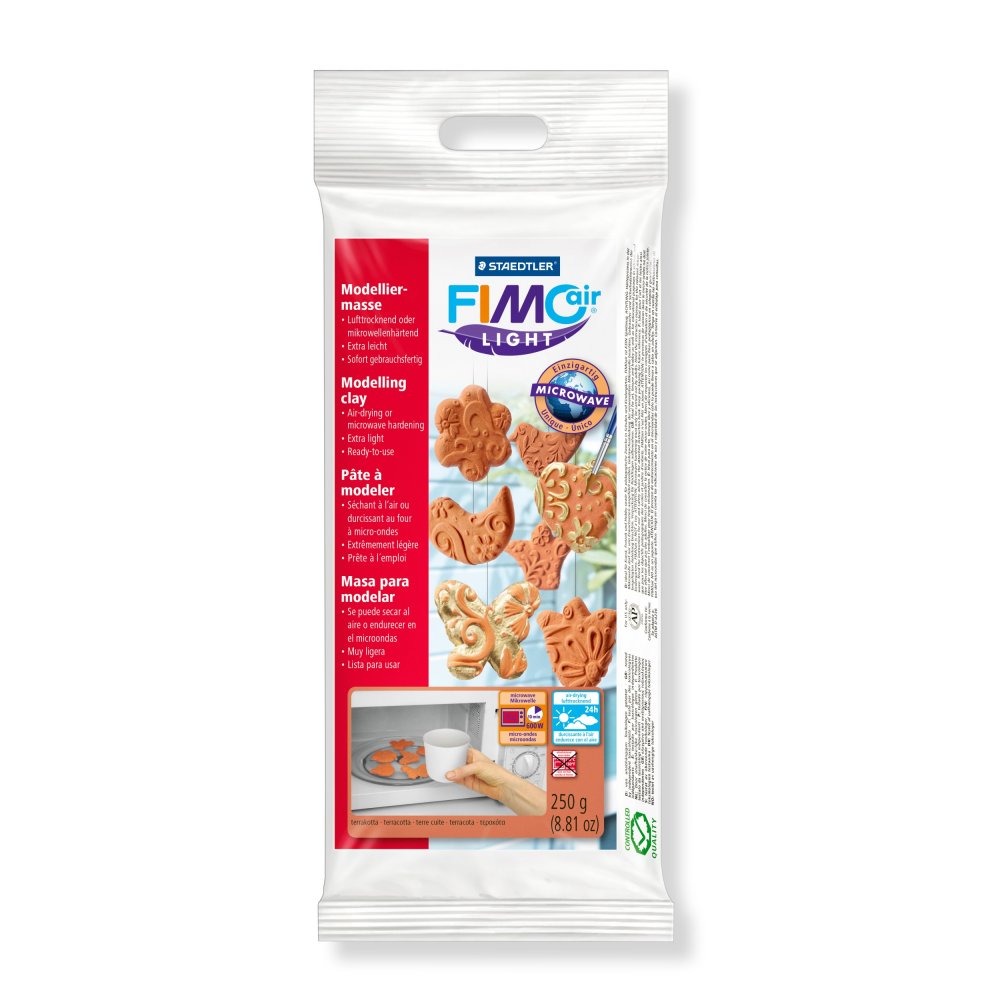 Modellervoks Fimo Air Light 250 g - Terracotta - Fimolera, Modellere, Hobbyartikler til børn, Hobbymateriale, Håndværk