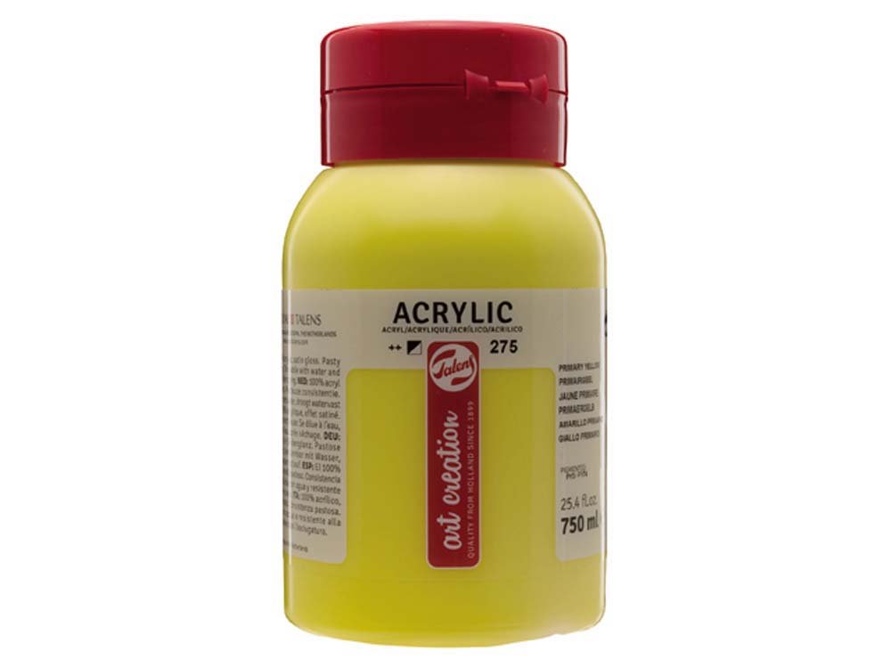 Akrylfärg Art Creation 750 ml - Primary Yellow - Akrylfärger, Konstnärsfärger