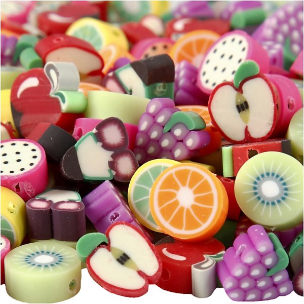 Figurpärlor - Frukt - 200 st Figurpärlor - Frukt - 200 st