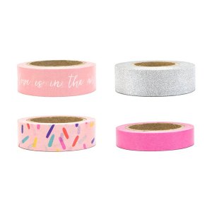 Washitape - 4-pack - Mix/Love is in the air Washitape - 4-pack - Mix/Love is in the air