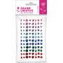 Ark med 96 blandade färgglada epoxistickers Ark med 96 blandade färgglada epoxistickers