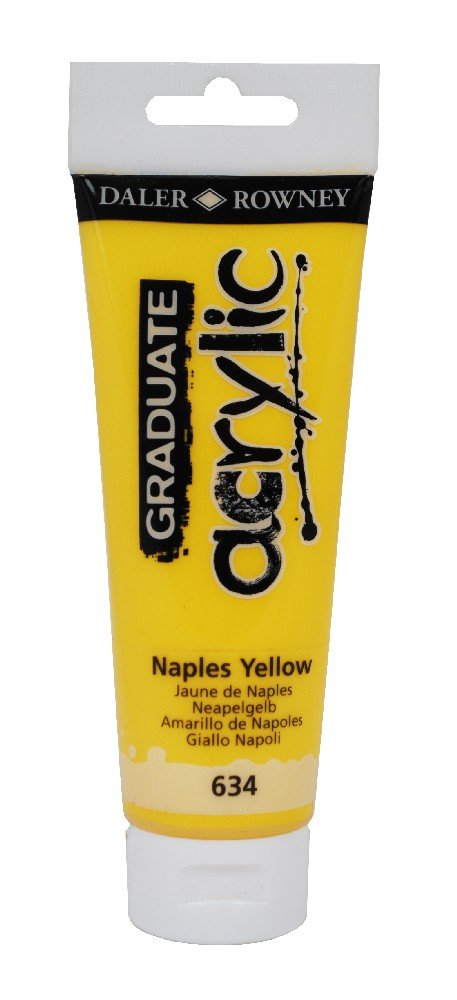 Akrylfärg Graduate 120 ml - Naples Yellow - Akrylfärger, Konstnärsfärger