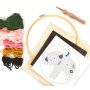 Punch needle-set f�gel