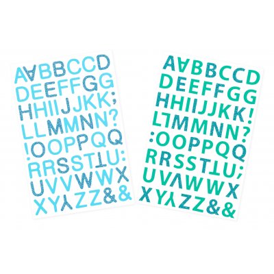 Klistermrker alfabet
