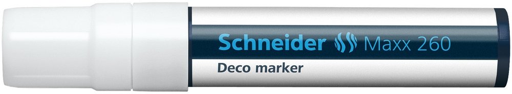 Maxx 260 Chalk Marker (5+15 mm) - Hvid - Markørpenne, Penne, Penne, kridt & tusch