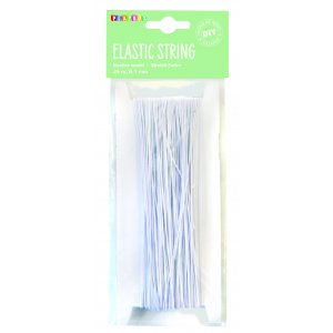 Elastisk snodd - Vit - Olika längder! Elastisk snodd - Vit - Olika längder!