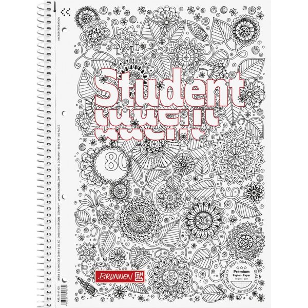 Anteckningsblock - Zentangle A4 90 g - rutad