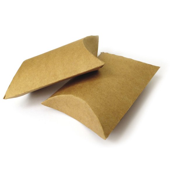 Presentaskar berlingot kraft 7,7 x 12,3 cm - 6 st