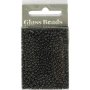 Rocaillep�rlor matta frozen Svart 3 mm 25 g