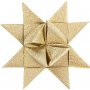 Stjrnstrimlor - guld - glitter,lack - 6,5+11,5 cm - 40 strimlor