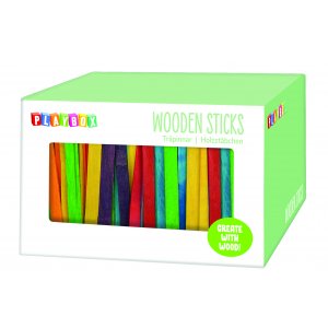 F�rgade tr�pinnar i box - 1000 st