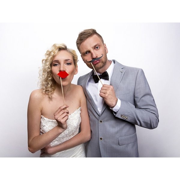 Fotoprops - Läppar 6 st Fotoprops - Läppar 6 st