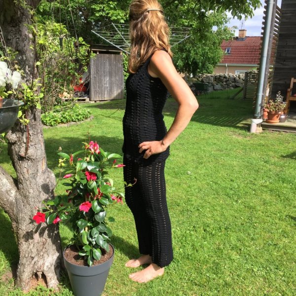 Virkmönster - Virkad byxdress Virkmönster - Virkad byxdress