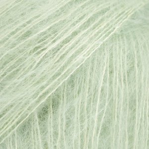DROPS Kid-Silk Uni Colour garn 25g - Pepparmint (60)