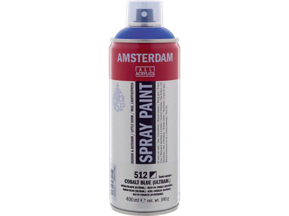 Amsterdam Spray 400 ml - Cobalt Blue (Ultramarine) - Spraydåser, Spraymaling, Hobbyfarve