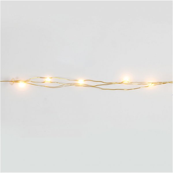 LED ljusslinga - guld - 3,15 m LED ljusslinga - guld - 3,15 m