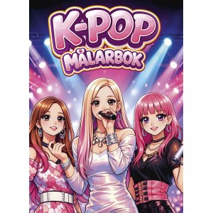 K-pop - fargeleggingsbok med musikk og mote K-pop - fargeleggingsbok med musikk og mote