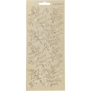 Klisterm�rkeark 10x23 cm Guld - 1 ark