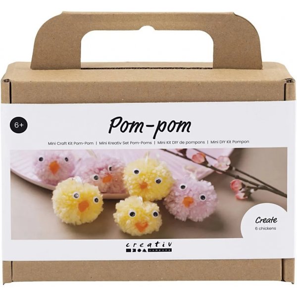 Mini DIY Kit Pompom - Kyllinger