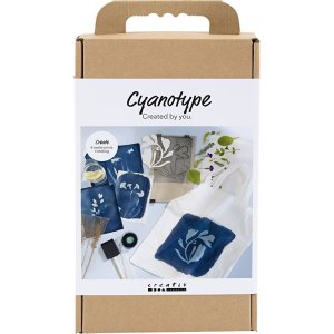 Gjør-det-selv-sett Cyanotypi Tekstil Blå Gjør-det-selv-sett Cyanotypi Tekstil Blå