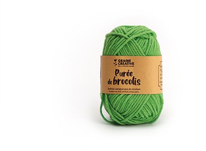 Amigurumi-garn i äppelgrönt, 27 g - ca 55 m Amigurumi-garn i äppelgrönt, 27 g - ca 55 m