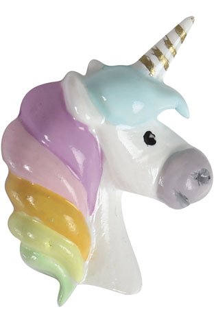 Mini silikonform - enhörning prinsessa, Ø 7 cm Mini silikonform - enhörning prinsessa, Ø 7 cm