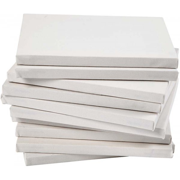 Målarduk - vit - 18 x 24 cm - 40 st Målarduk - vit - 18 x 24 cm - 40 st