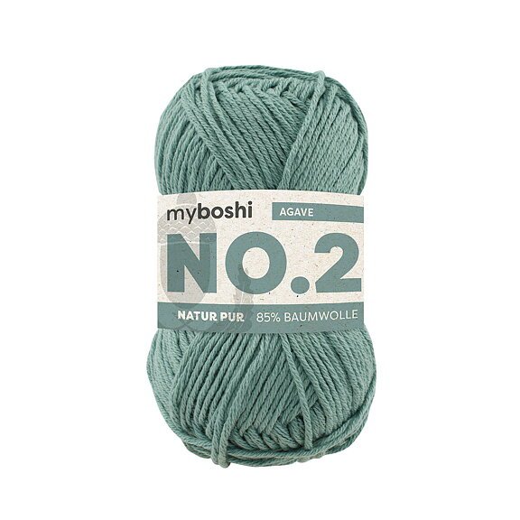 Myboshi No.2 - 50 g - Century Plant - Myboshi garn, Garn, Strikke, hækle, knytte og væve