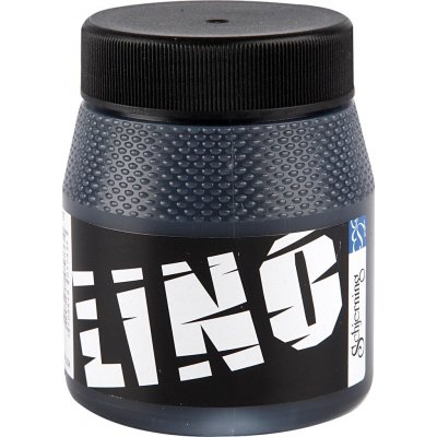 Linoleumsmaling - svart - 250 ml