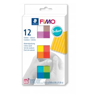 Modellervoks Fimo Soft St 12x1 / 2 - Brilliant