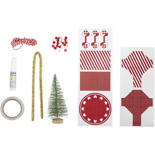 Mini DIY Kit Nissens Dörr - Julgran Mini DIY Kit Nissens Dörr - Julgran