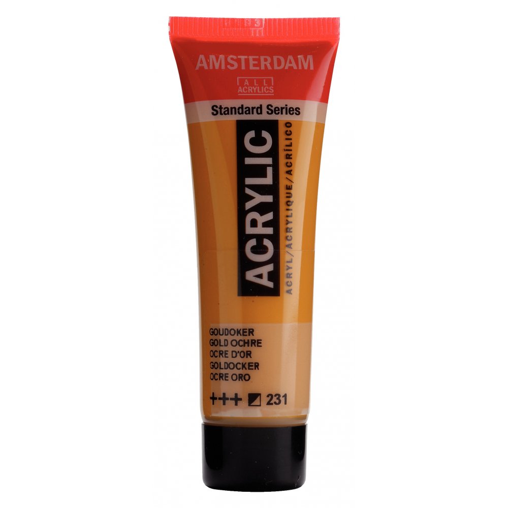 Akrylmaling Amsterdam 20 ml - Gold Ochre - Akrylfarver, Kunstnerfarver