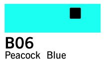 Copic Marker - B06 - Peacock Blue - Tuschpenne, Penne, Penne, kridt & tusch