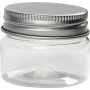 Plastburk med lock - 35 ml - 10 st