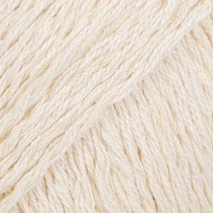 DROPS Belle Uni Colour garn - 50g - Natur (02)