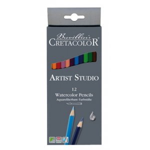 Akvarellblyantsett Cretacolor Artist Studio Line - 12 blyanter