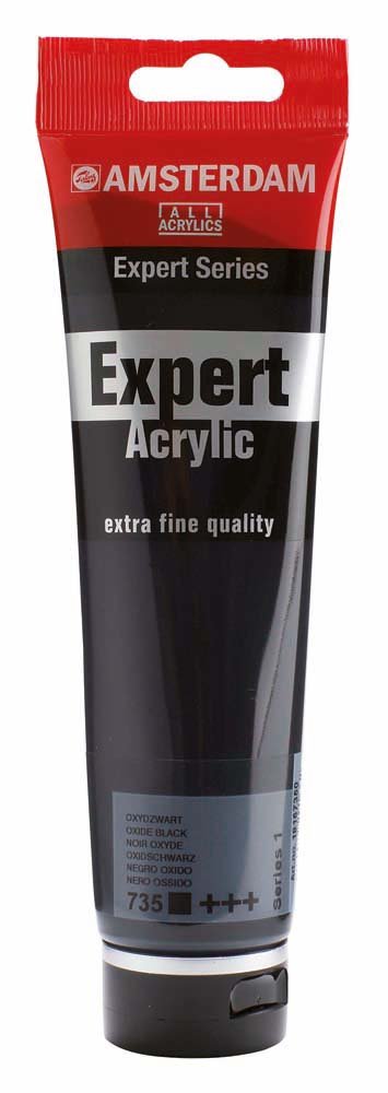 Amsterdam Expert 150 ml - Oxide Black - Akrylfarver, Kunstnerfarver
